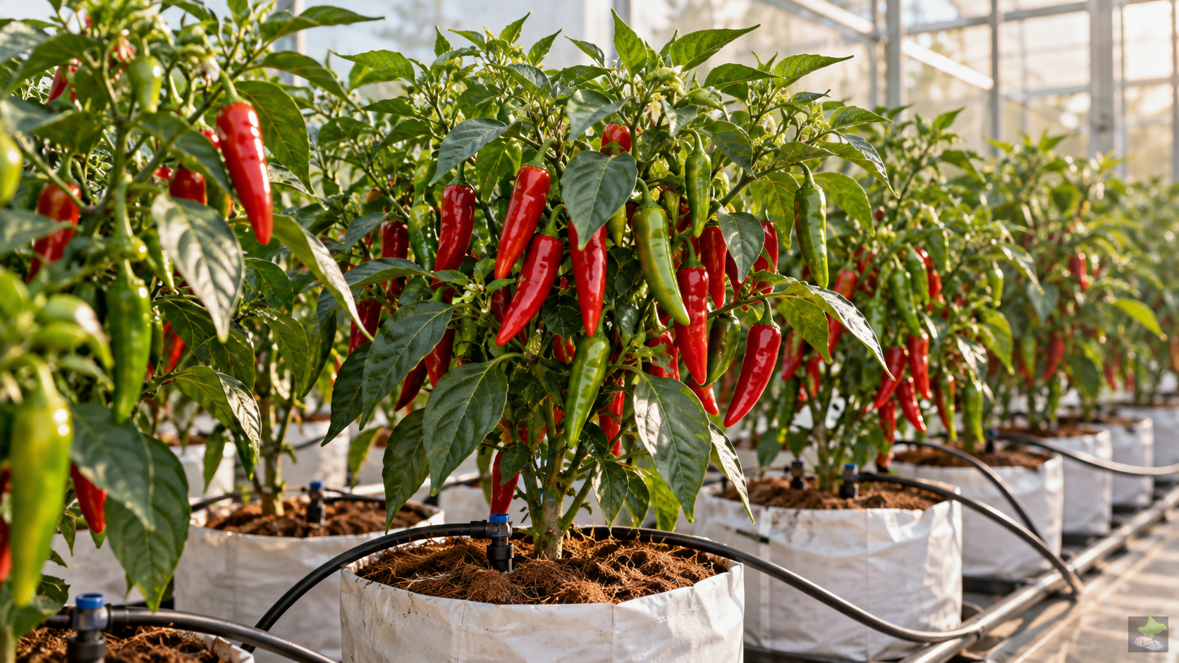 Chili im hydroponischen Anbau