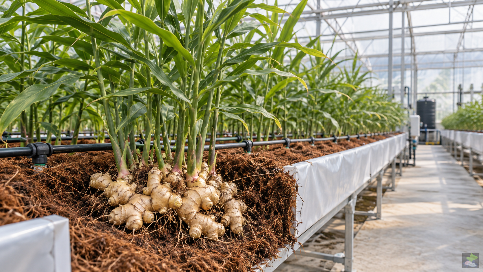 Ingwer im hydroponischen Anbau