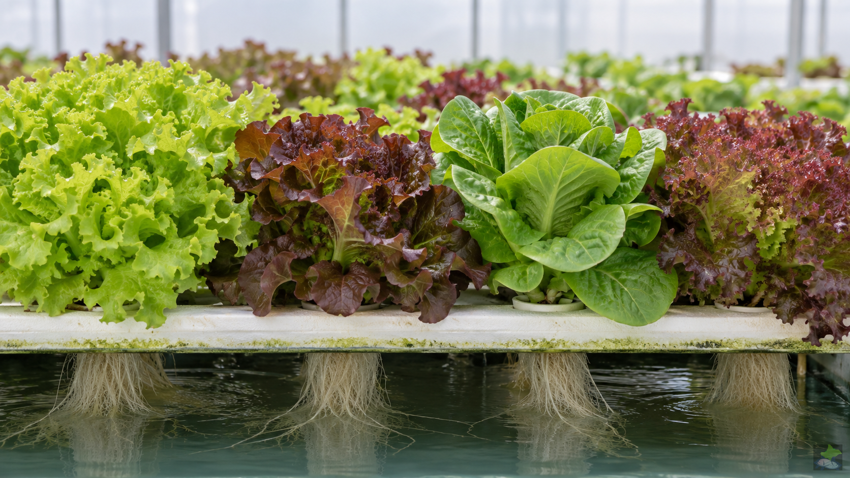 Pflücksalat im hydroponischen Anbau