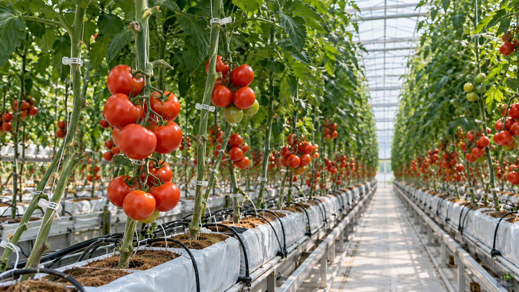 Fleischtomate im hydroponischen Anbau
