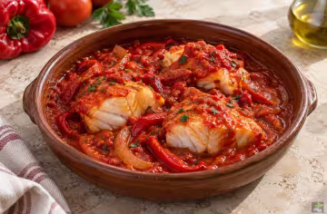 Bacalao a la vizcaína