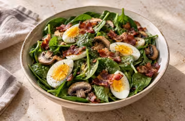 Bacon-Spinat-Salat