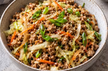 Egg Roll in einer Bowl