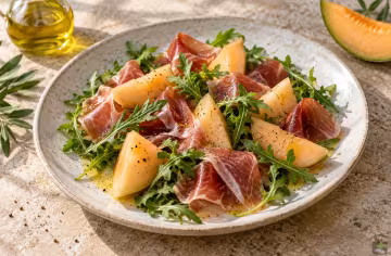 Ensalada de jamón y melón