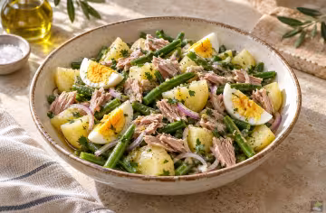 Ensalada de patatas y bonito