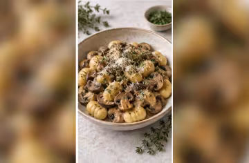 Pilz-Gnocchi mit Thymian