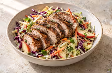 Schweinefleisch-Krautsalat