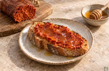 Tostada con sobrasada