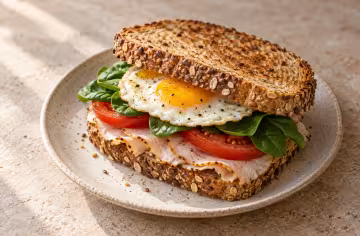 Puten-Frühstückssandwich